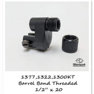 Crosman 1377, 1322 barrel band, threaded, no sight blade