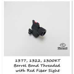 Crosman 1377, 1322 fiber sight barrel band adapter w/ threaded nose