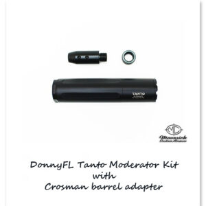 DonnyFL Airgun Moderator Tanto Kit with Barrel Adapter