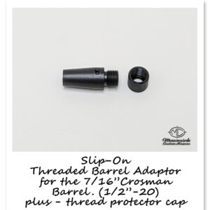 Steel, Thread Barrel Adapter for 7/16″ O.D., Crosman Barrels